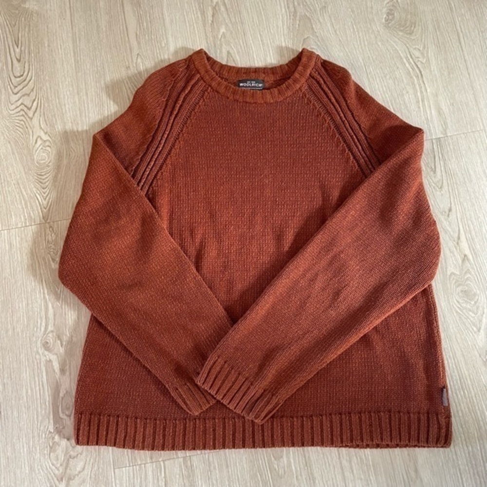 Vintage 90’s Woolrich Cable Knit‎ Oversized Minimalist Sweater. Size XL